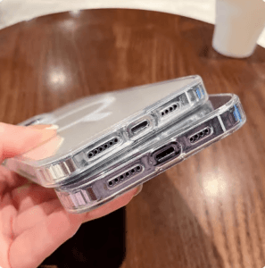 MagSafe Wireless Charging Case for iPhone 15, iPhone 16, and iPhone 16 Pro Max - Transparent Shockproof Cover
