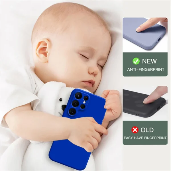Square Liquid Silicone Case for Samsung Galaxy S23 Ultra S22 Plus S21 FE S20 Note 20 10 Protective Soft Fabric Phone Back Cove - Image 6