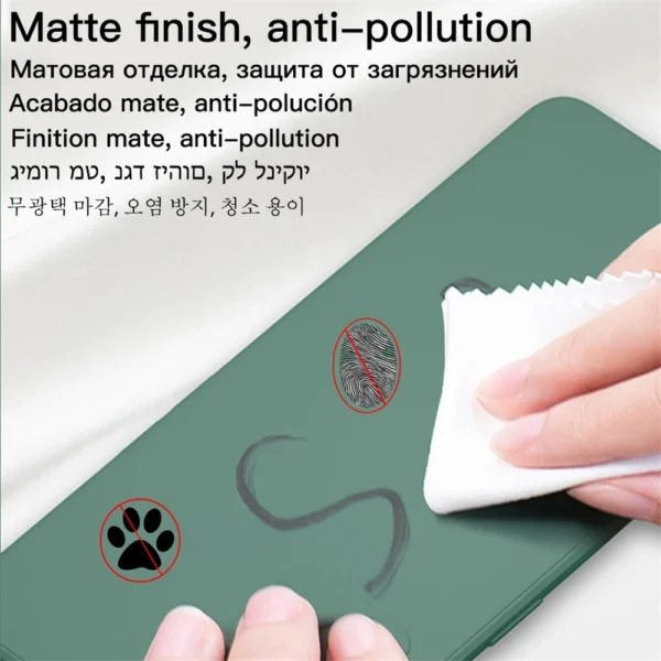Original Liquid Silicone Case For Samsung Galaxy S21 Fe S22 Ultra S9 S10 S20 Plus A52 A52s A12 A21s A32 A50 A51 A71 Note 2 Cover - Image 5