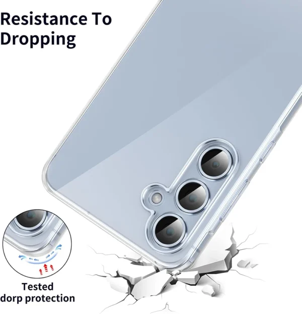 Ultra Thin Silicone Soft Case For Samsung Galaxy S24 FE Plus Ultra Transparent Clear Back Cover For S 24 S24 S24FE 5G Shell - Image 4