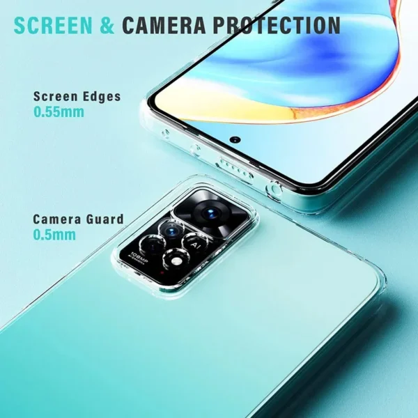 Clear Silicone Soft Phone Case For Xiaomi Redmi Note 11 10 9 Pro 11S 11T 10S 10T 9S 9T Ultra Thin Case For Redmi K50 K40 K30 Pro - Image 3