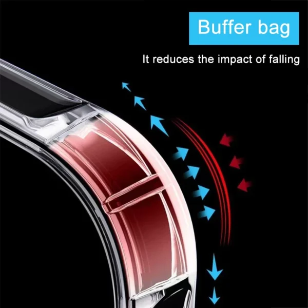 1.5MM Thick Air-Bag Clear Case For Xiaomi Redmi 12 4G Shockproof Soft Silicone Transparent Phone Cover Redmi12 - Image 2