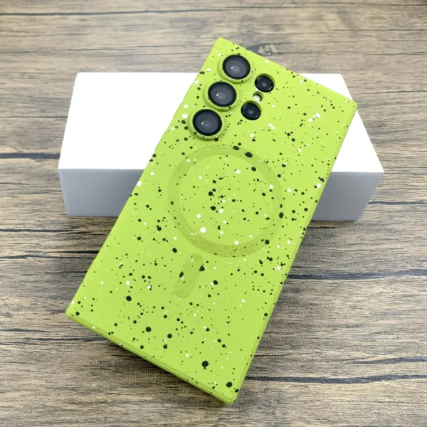 Samsung Galaxy S25 Ultra Silicone Case Luxury Silicone Case S24 S23 S22 S21 S20 Ultra Plus Note 20 10 FE For Magsafe Wireless Charge Full Cover