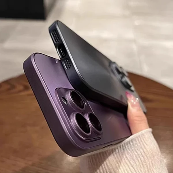Luxury Laser Aurora CD Pattern Matte Case For iPhone 16 15 14 13 12 11 Pro Max 16 Plus Soft Bumper Shockproof Armor Hard Cover - Image 6