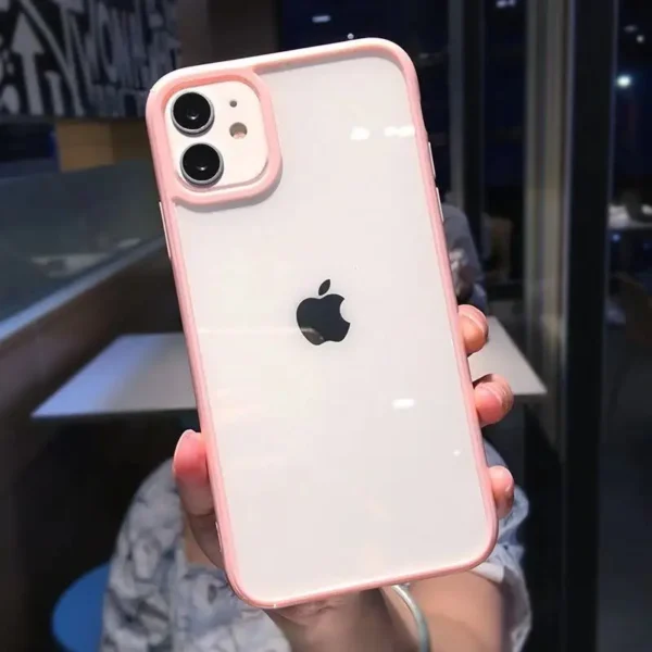 Cute Colour Clear Silicone Case For iPhone 15 14 13 12 11 Pro Max Mini XR X Xs 7 8 6 6s Plus Simple Shockproof Back Cover Case - Image 6