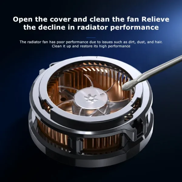 MEMO Mobile Phone Cooler Magnetic Cooling Fan Case Radiator - Image 3